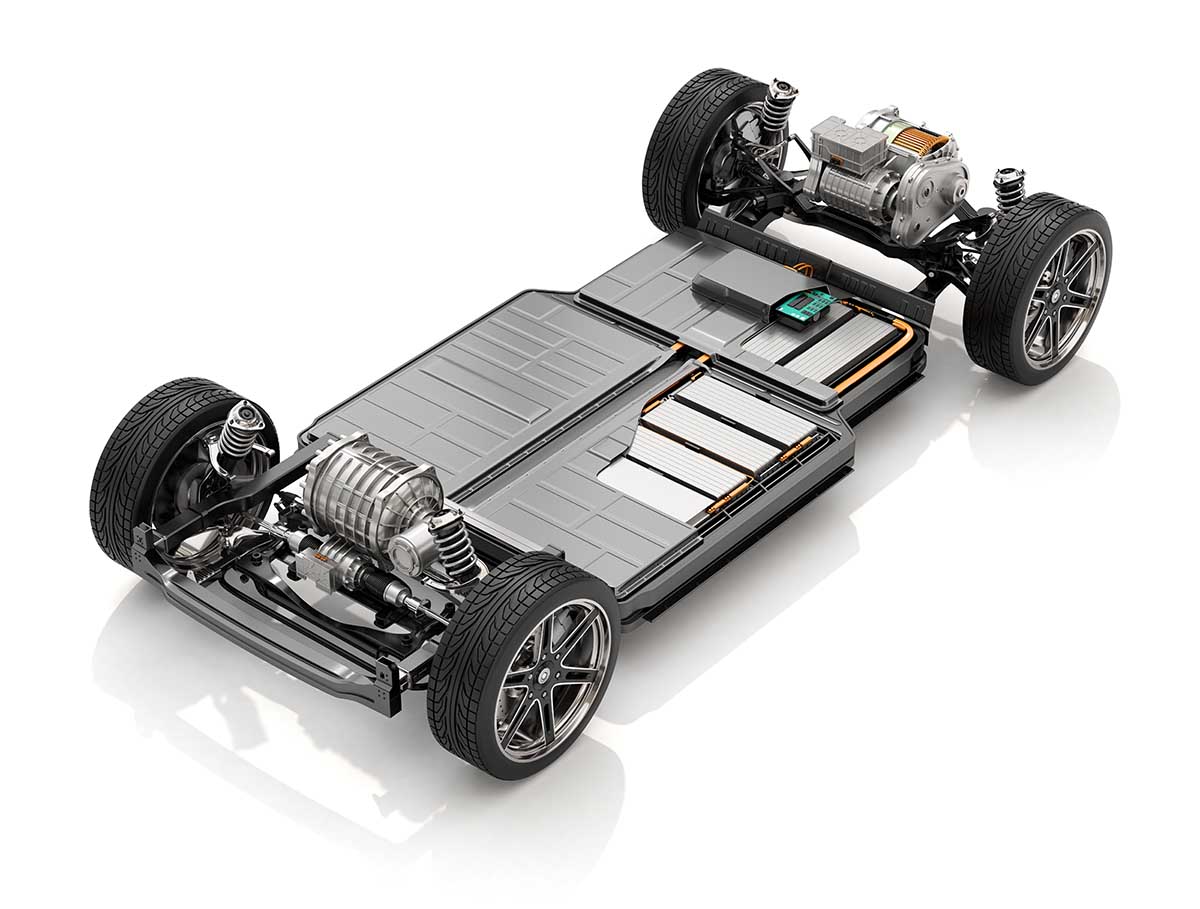 Zentraler Bestandteil eines Elektroautos: Der Akku bzw. die Traktionsbatterie. 