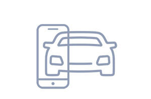 Icon Fahrzeug scannen per Handy-App: FastTrackAI der DAT fürht Sie schnell durch den bilder-basierten Prozess der digitalen Schaden-Aufnnahme 
