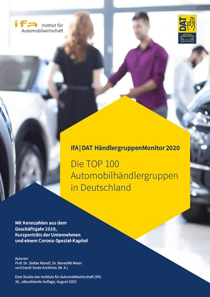 Cover des IfA | DAT HändlergruppenMonitors 2020