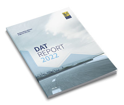 Cover DAT Report 2022 der Deutschen Automobil Treuhand GmbH
