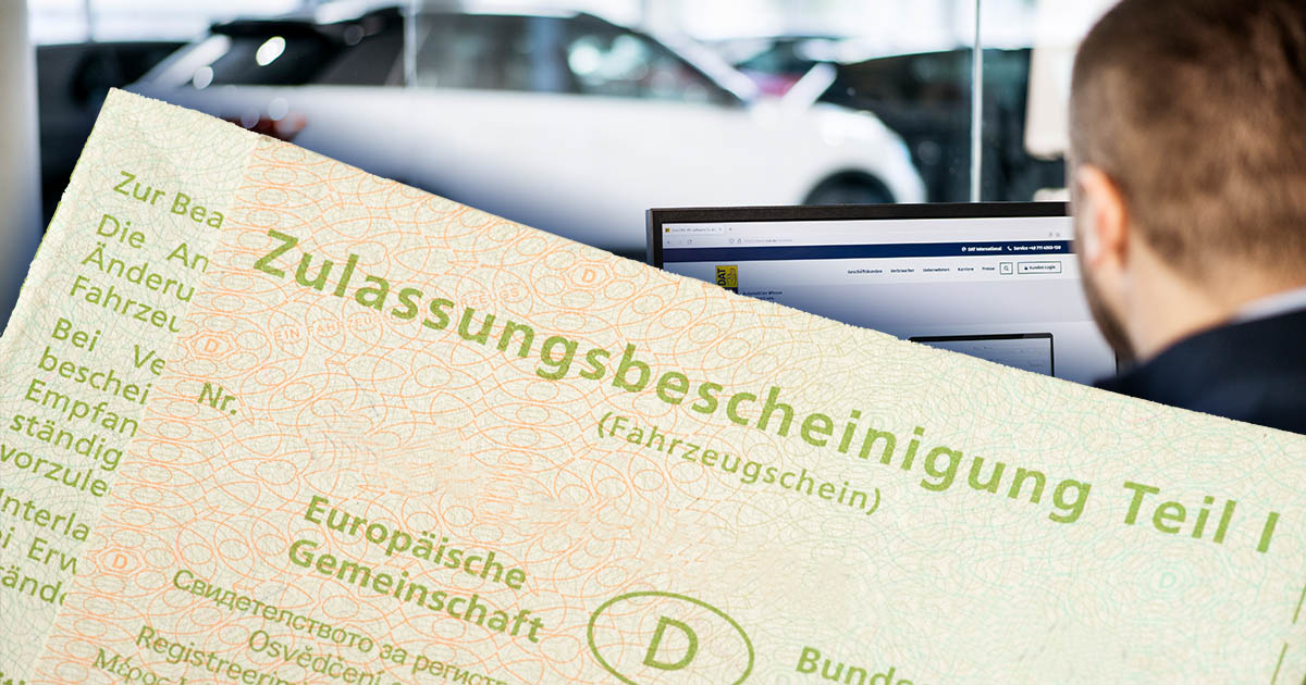 Faszinierend Auto Online Zulassen Ebenbild